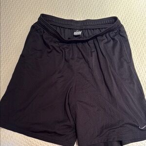Nike Black Athletic Shorts Lightweight Breathable